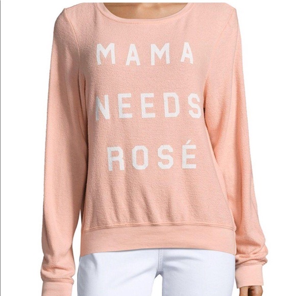 Wildfox Sweaters - Mama Needs Rosé Wildfox Sweater NWT!